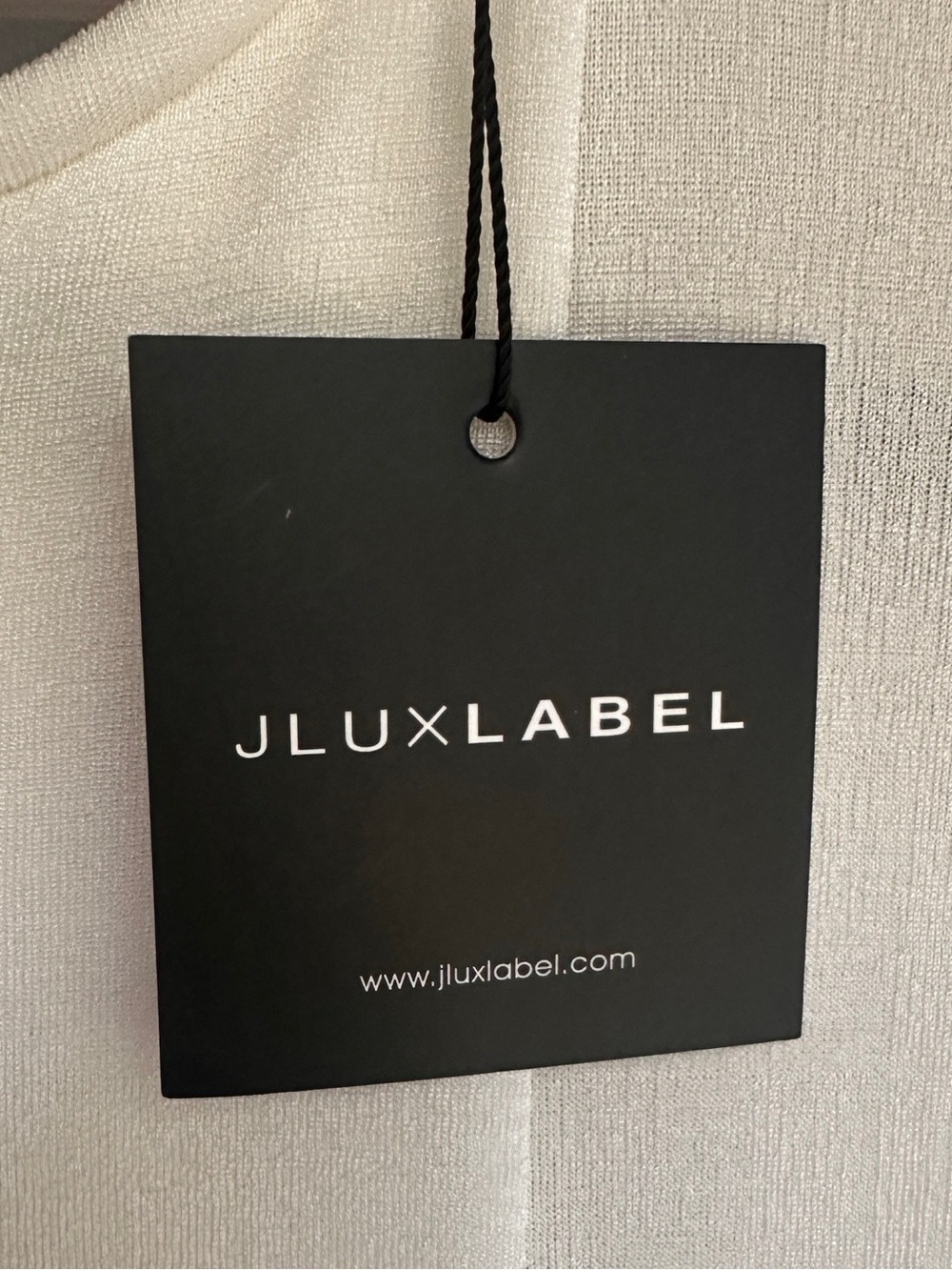 NWT JLUX LABEL Elegant Long Sleeve White Maxi Dress - Picture 2 of 7